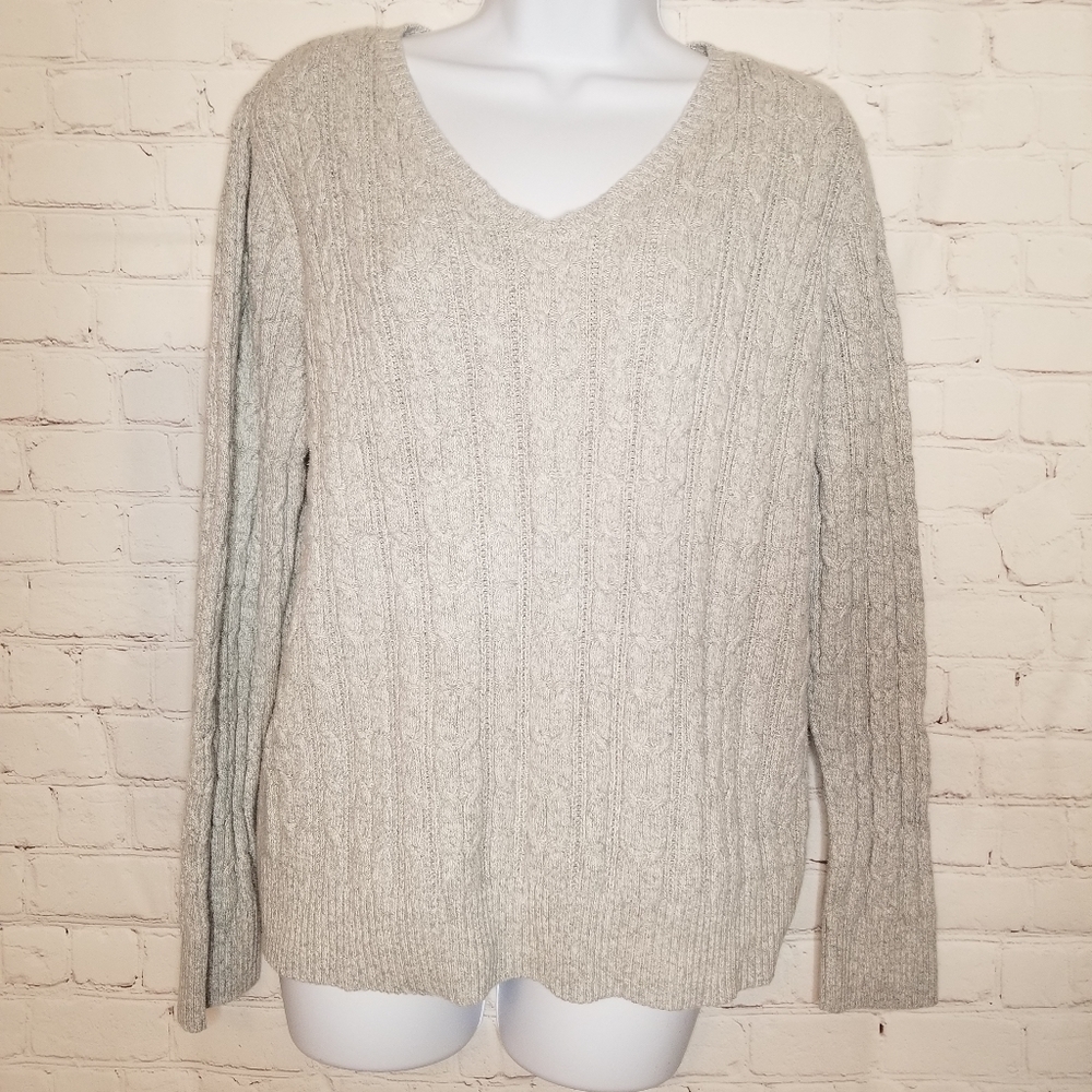 ❤️ St Johns Bay Grey Sweater Size XL